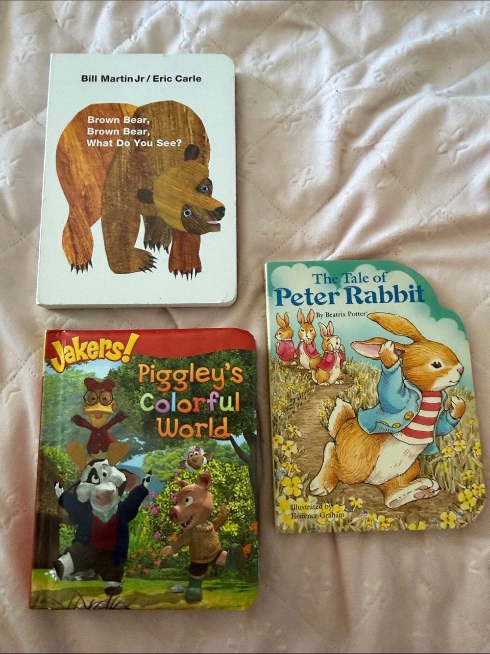 The Tale of Peter Rabbit Board Books bundle - brown bear- colors